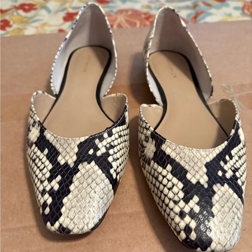 Snakeskin Pattern Women's Flats
